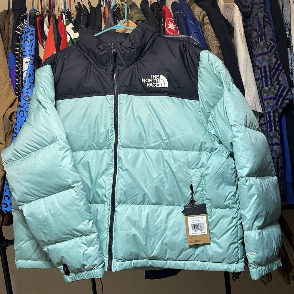 NWT Women’s The North Face TNF 1996 Retro Nuptse 700 Puffer Jacket Wasabi 3X